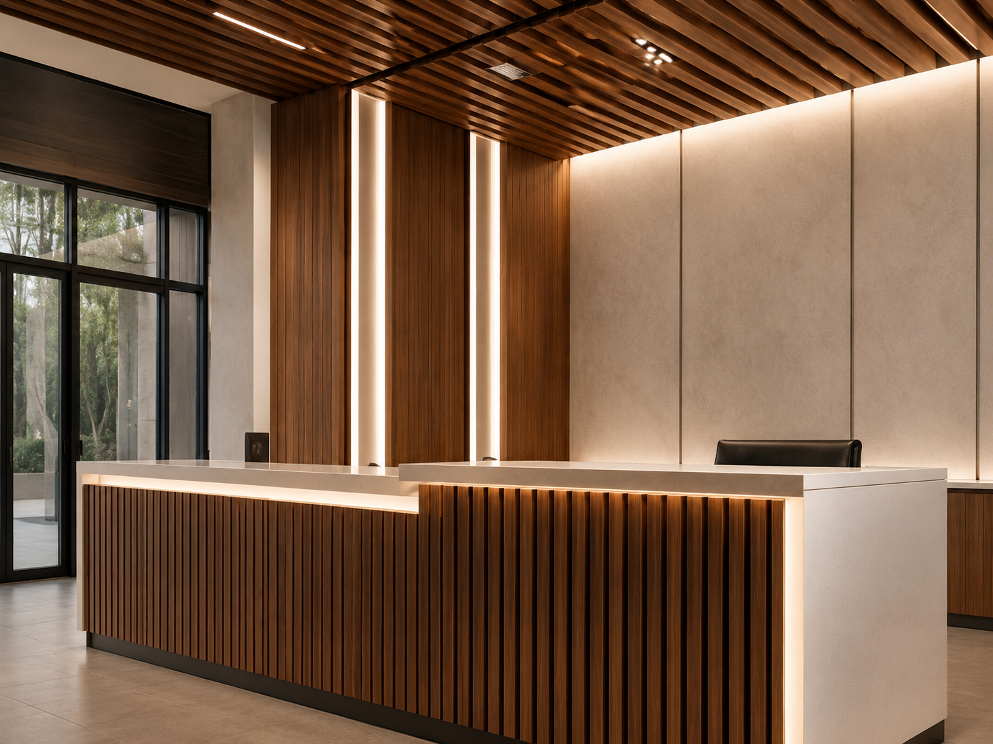 Commercial carpentry project