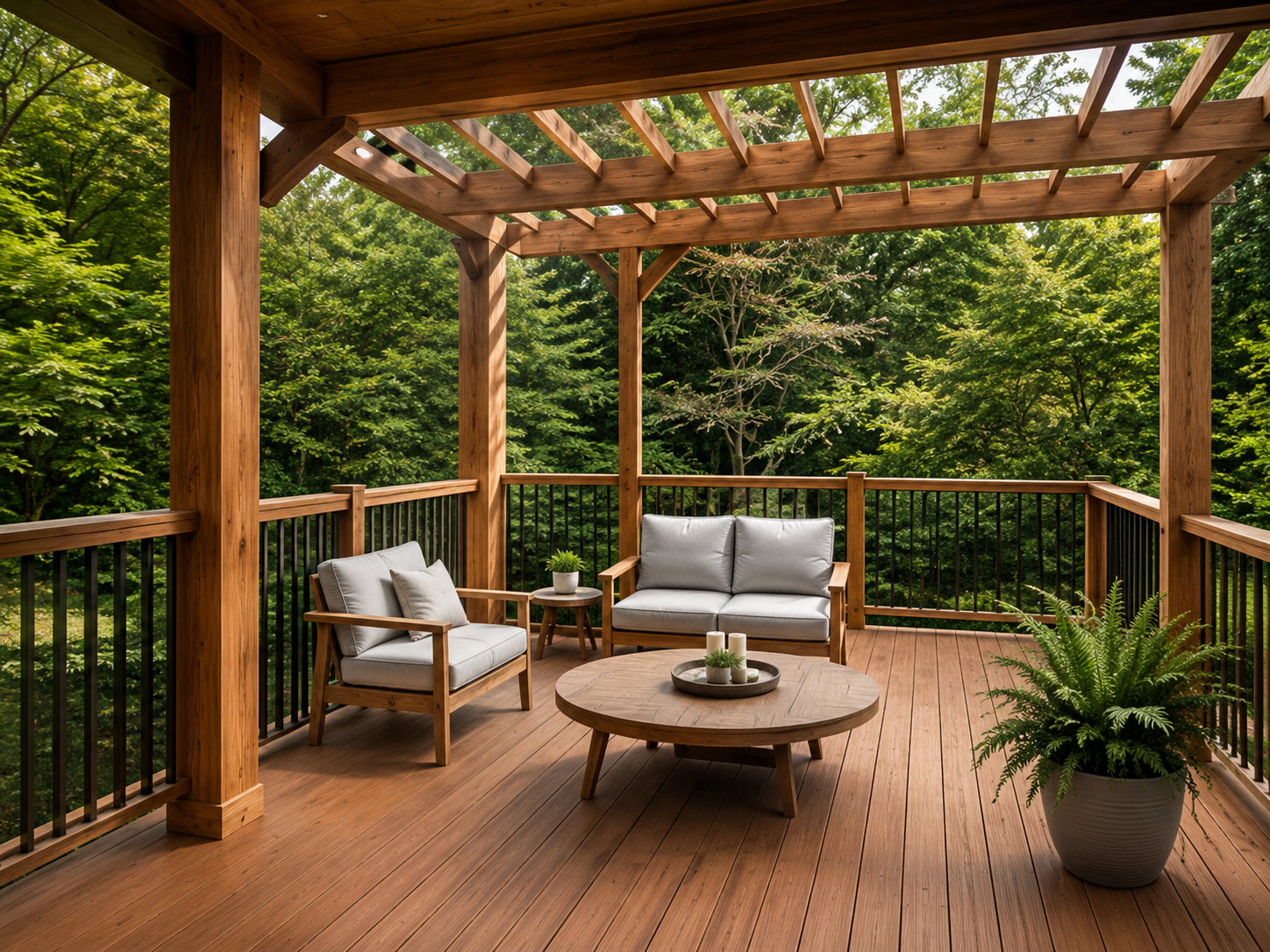 Outdoor deck project