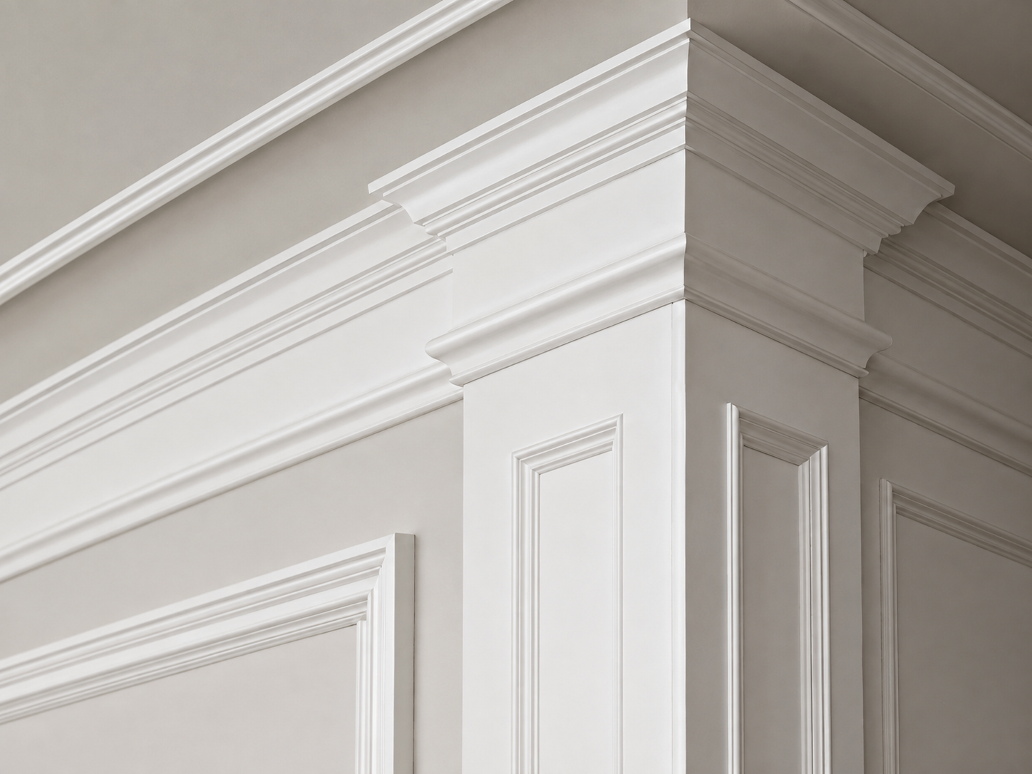 Detailed trim and molding